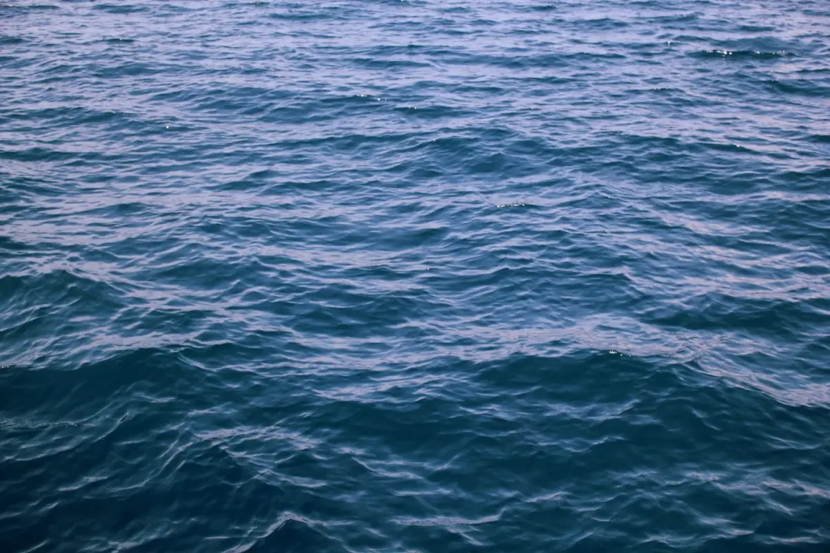 Open water in Boston Harbor